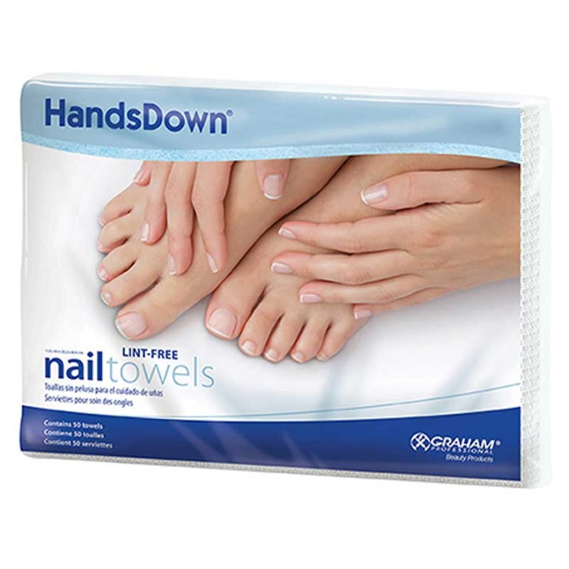 White Smoke Graham Beauty  Nail Care Towel  50/pack