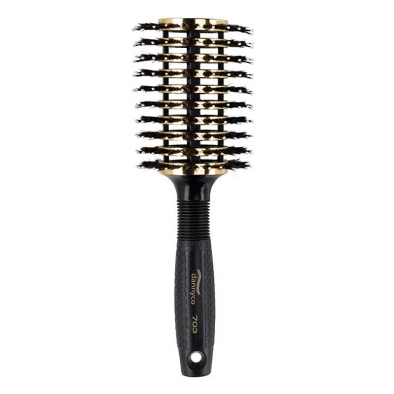 White Smoke Dannyco  Porcupine Vented Circular Brush  X Large