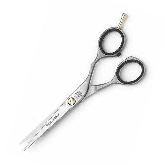White Smoke Jaguar  Pre Style Relax Offset Scissor  6in