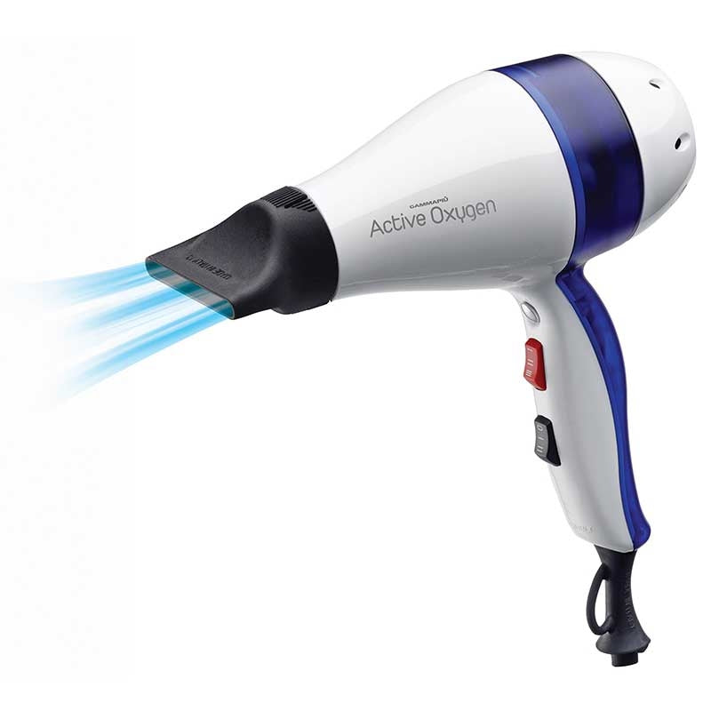 White Smoke Gammapiu  Active Oxygen Hairdryer