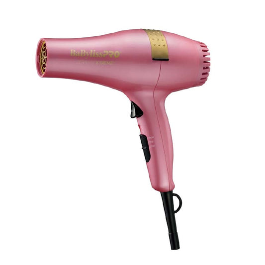 White Smoke BaBylissPRO  Wild Orchid Ceramic Hairdryer  Pink