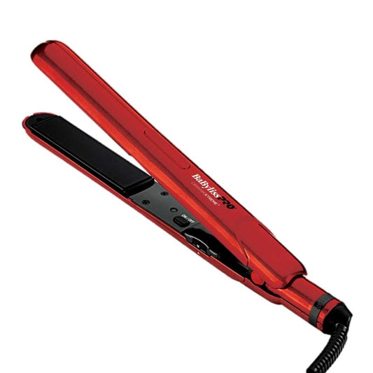 White Smoke BaBylissPRO  Red Econo Ceramic Flat Iron  1in