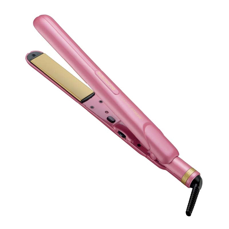 White Smoke BaBylissPRO  Wild Orchid Ceramic Flat Iron  Pink  1in