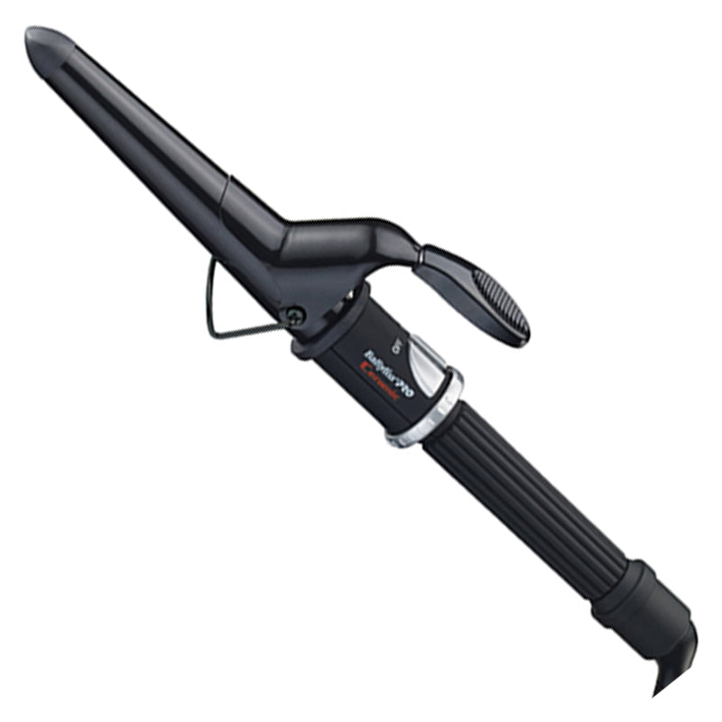White Smoke BaBylissPRO  Pointy Tip Ceramic Curling Iron  1