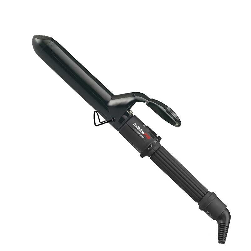 White Smoke BaBylissPRO  Ceramic Spring Curling Iron  1.25