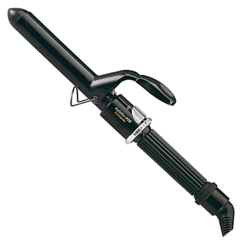 White Smoke BaBylissPRO  Ceramic Spring Curling Iron 1.5