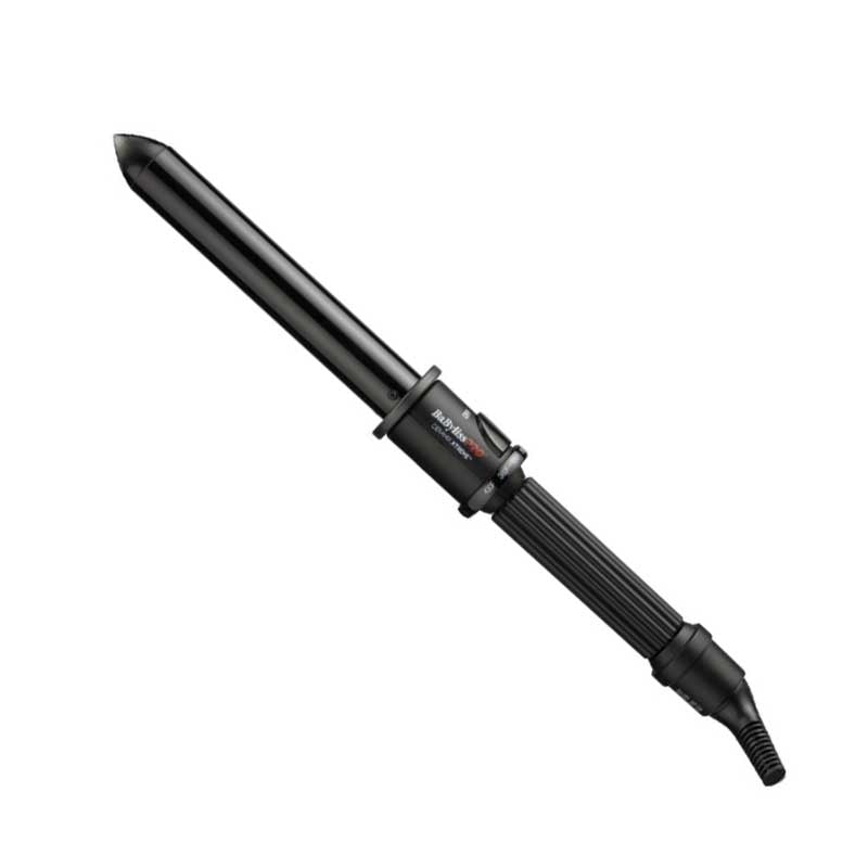 White Smoke BaBylissPRO  Ceramix Curling Wand  1.25in