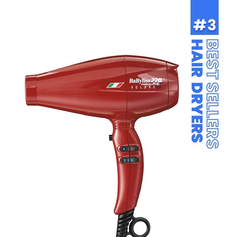 White Smoke BaBylissPRO  Volare Ferrari Red Hairdryer