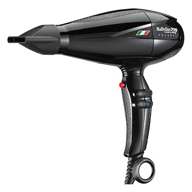 White Smoke BaBylissPRO  Volare Ferrari Black Hairdryer