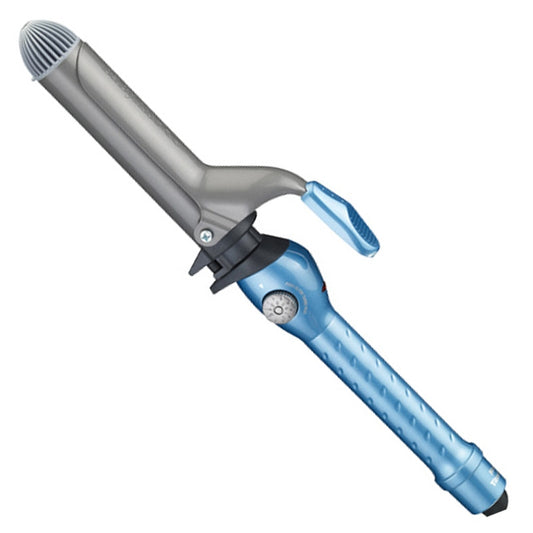White Smoke BaBylissPRO  Clip/Clipless Curling Iron  1in