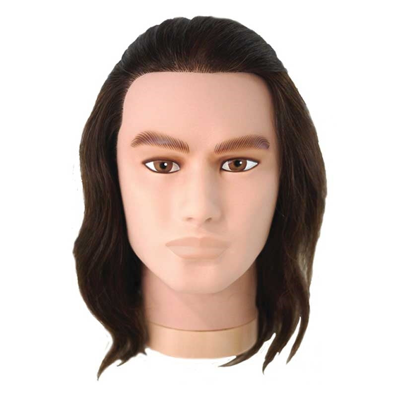 White Smoke BaBylissPRO  Deluxe Male Mannequin with No Beard