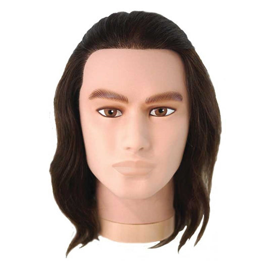 White Smoke BaBylissPRO  Deluxe Male Mannequin with No Beard
