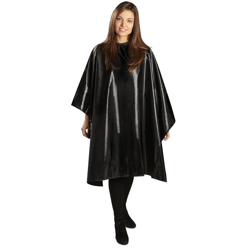 White Smoke BaBylissPRO  All Purpose Cape  Velcro  Black