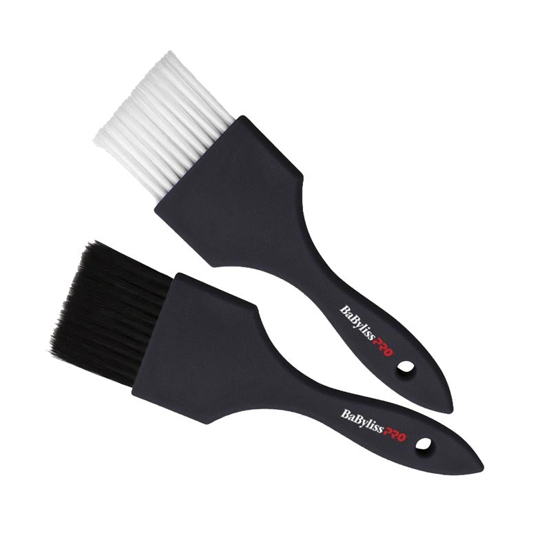 White Smoke BaBylissPRO  Painter Style Brush Set  2/pk