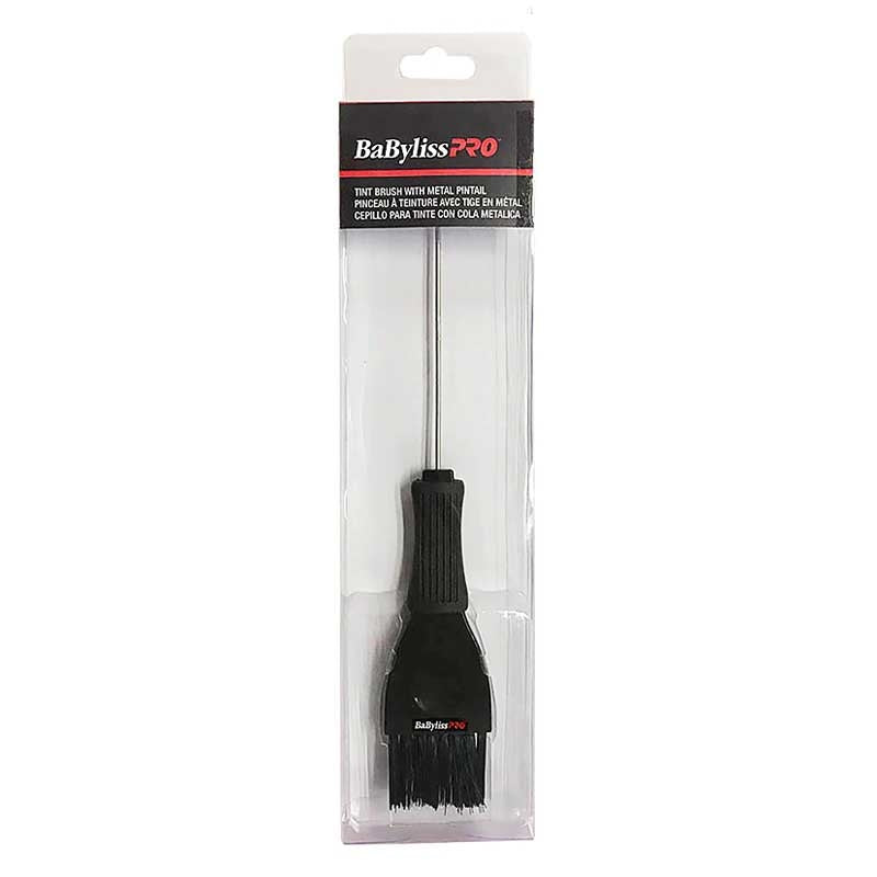 Light Gray BaBylissPRO  Metal Pintail Tint Brush  Small