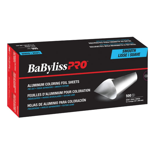 White Smoke BaBylissPRO  Smooth Foil PreCut  5x12  Heavy