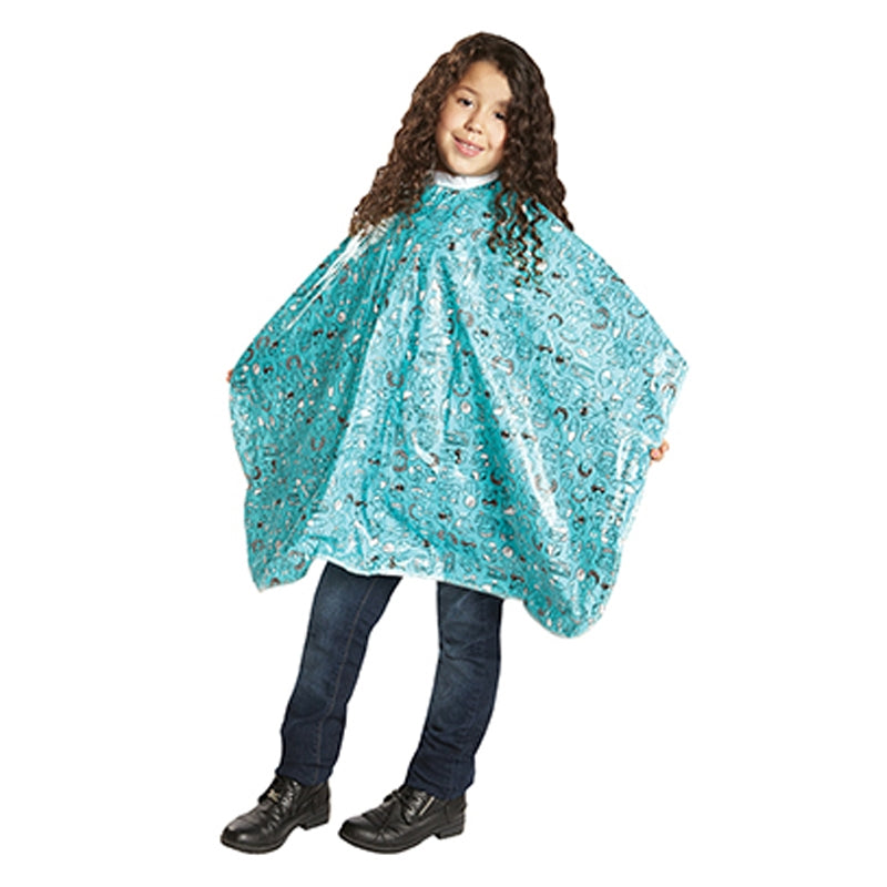White Smoke BaBylissPRO  All Purpose Kiddie Cape  Unisex Velcro  36x42