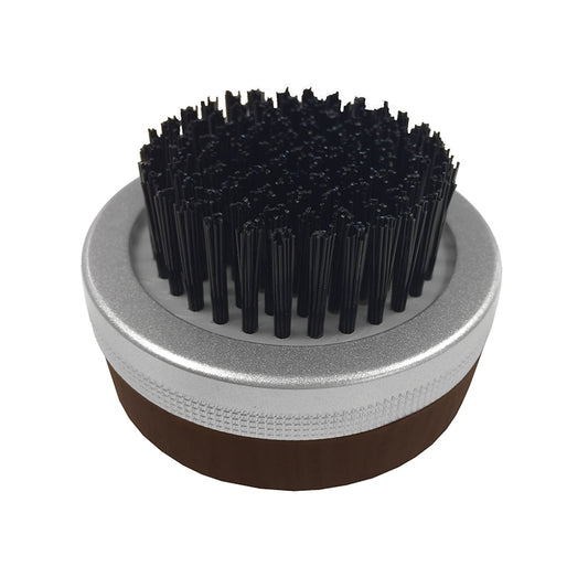White Smoke BaBylissPRO  Round Beard Brush Nylon Bristle