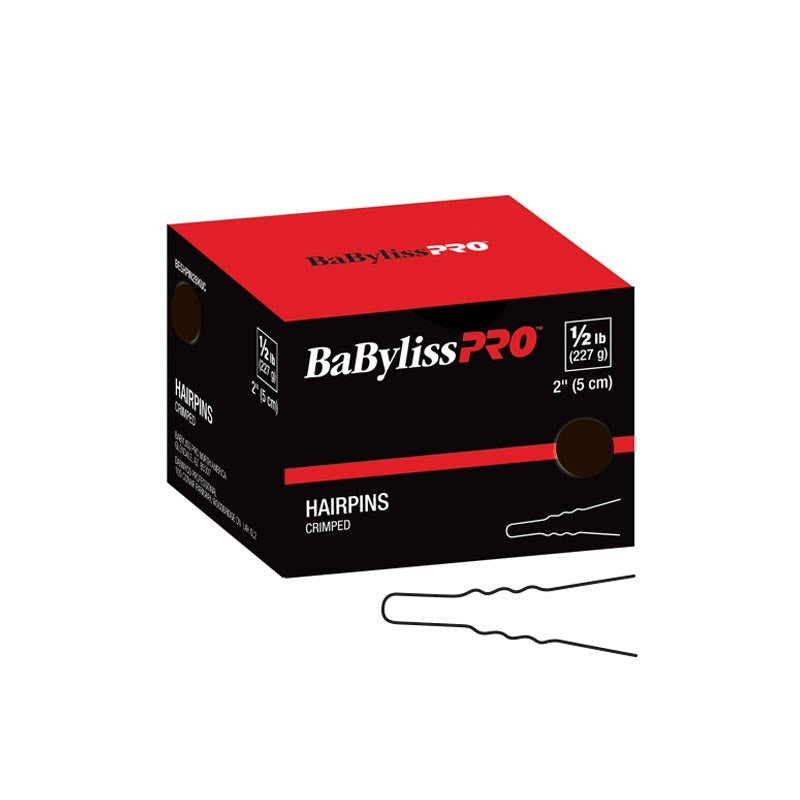 Black BaBylissPRO  2 Crimped Hair Pin  Brown  1/2lb