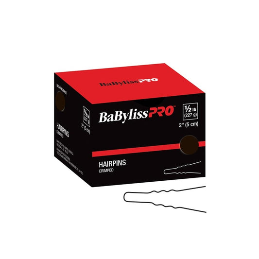 Black BaBylissPRO  2 Crimped Hair Pin  Brown  1/2lb