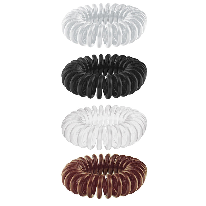 White Smoke BaBylissPRO  Traceless Hair Ring  Clear  Single
