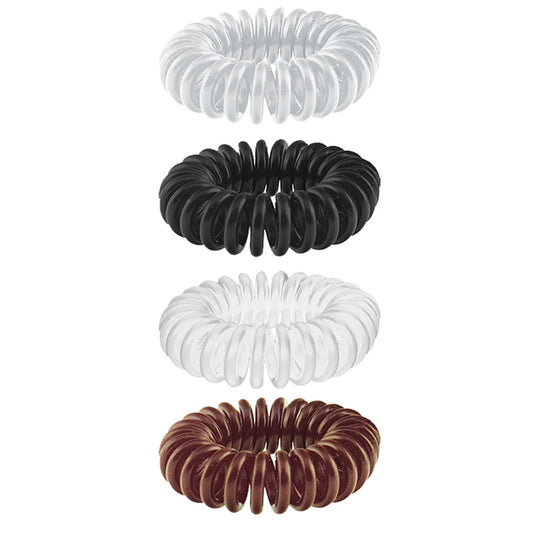 White Smoke BaBylissPRO  Traceless Hair Ring  Clear  Single