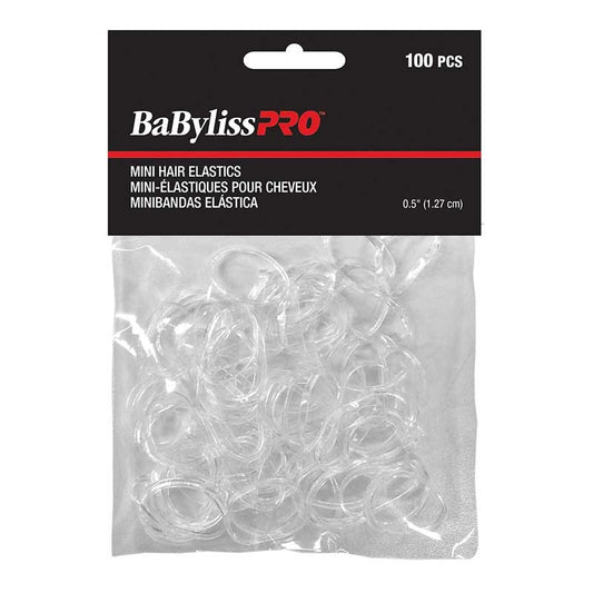 Gray BaBylissPRO  Mini Hair Elastics