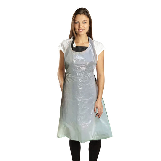 White Smoke BaBylissPRO  Disposable Salon Apron  Bag of 50