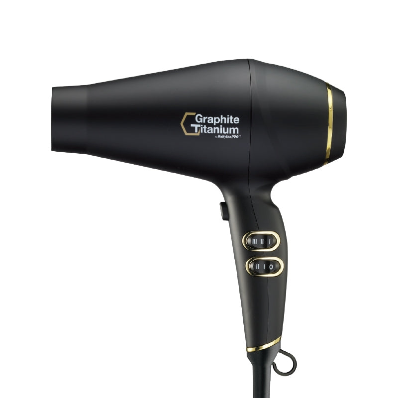 White Smoke BaBylissPRO  GXT Graphite Titanium Hairdryer