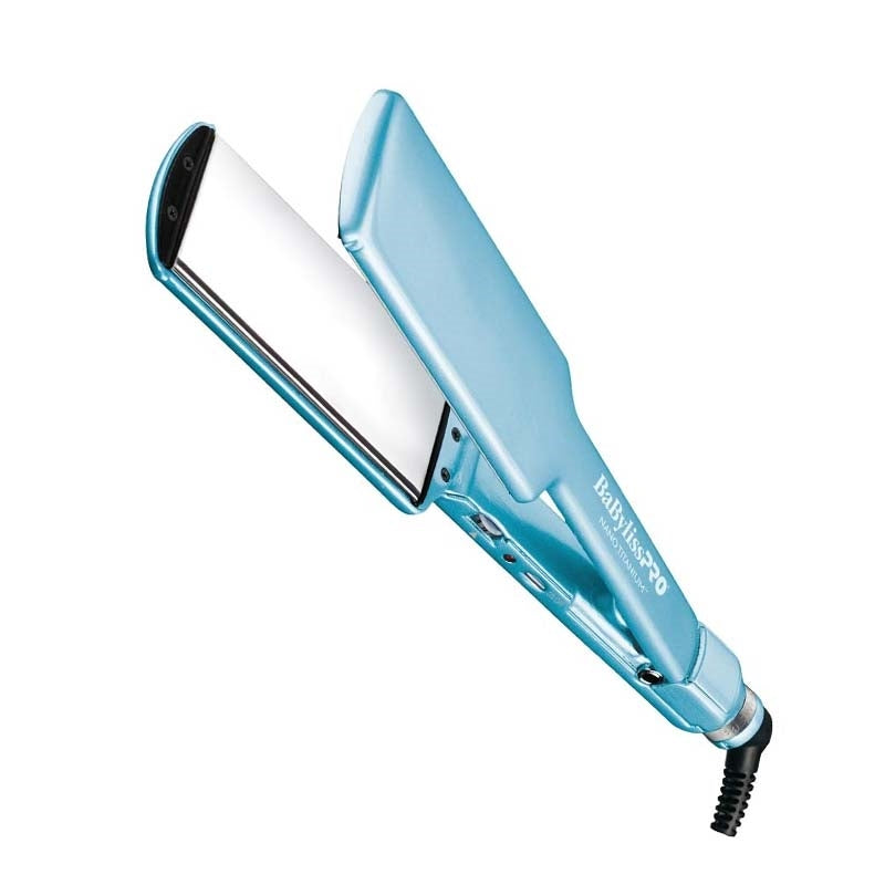 White Smoke BaBylissPRO  UltraSlim Nano Titanium Flat Iron  2in