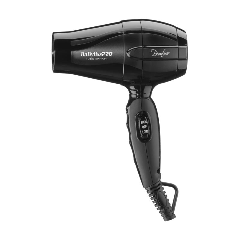 White Smoke BaBylissPRO  NanoTitanium Travel Hair Dryer