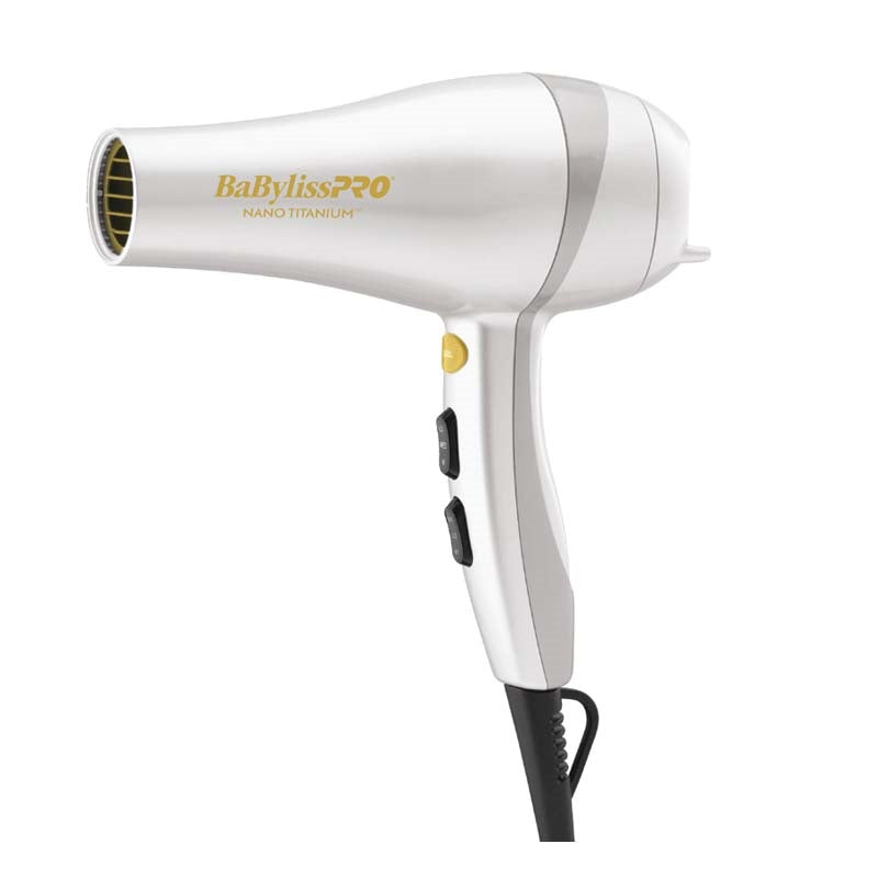 White Smoke BaBylissPRO  Royale Nano Titanium Ceramic Hairdryer