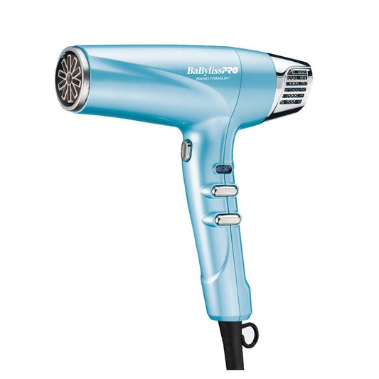 White Smoke BaBylissPRO  Nano Titanium High Speed Dual Ionic Hair Dryer