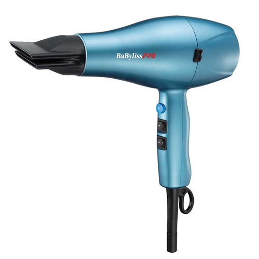 White Smoke BaBylissPRO  NanoTitanium Hairdryer  Blue