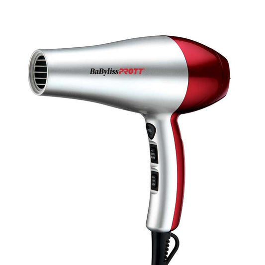 White Smoke BaBylissPRO  Brilliance Tourmaline & Ceramic Hairdryer