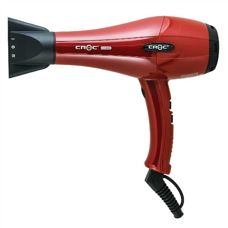 White Smoke Croc  Hybrid DC Motor Dryer Red