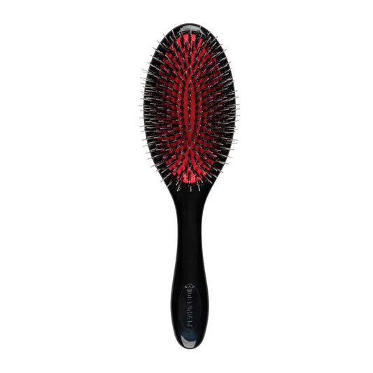White Smoke Denman  Nylon & Boar Bristle Cushion Brush