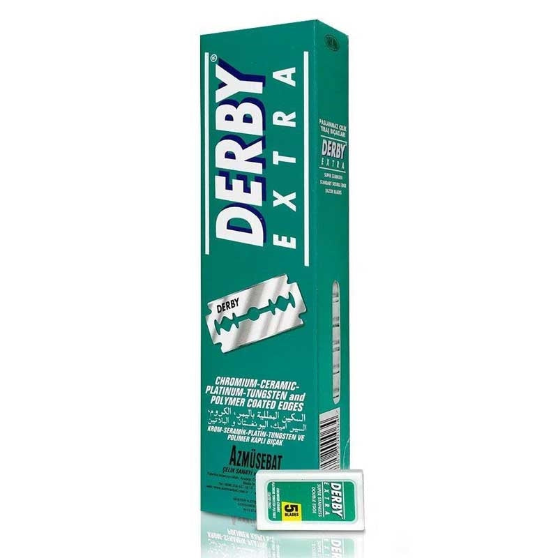 Dark Cyan Derby  Double Edge Blades  100/ctn  Green