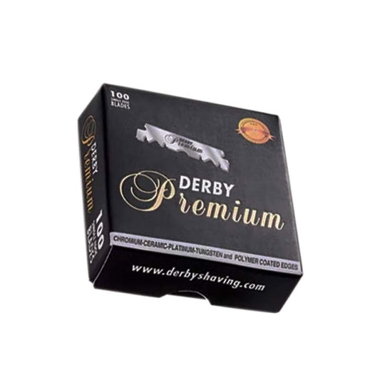 White Smoke Derby  Premium Single Edge Razor Blades  100/ctn  Black