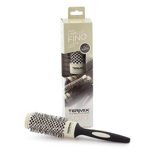White Smoke Termix  Evolution Round Brush Soft  23mm