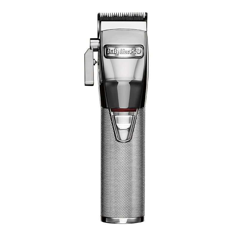 White Smoke BaBylissPRO  SilverFX Cordless Lithium Clipper  Carbon Steel