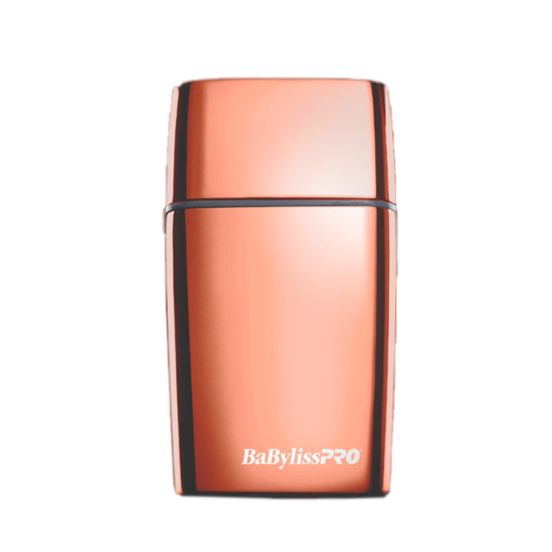 Light Pink BaBylissPRO  Cordless Metal Double Foil Shaver  Rose Gold