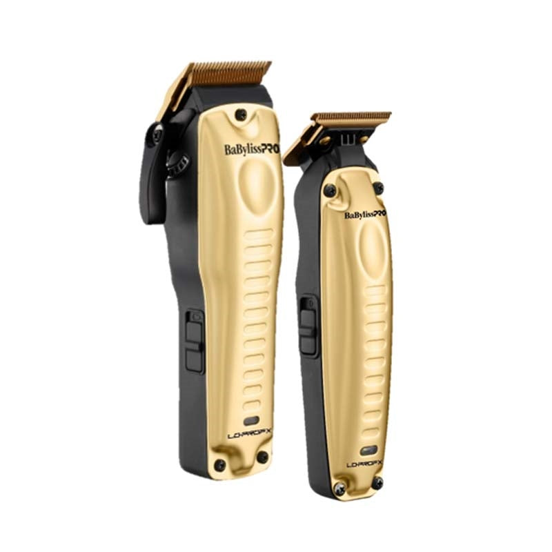 White Smoke BaBylissPRO  LOPROFX Clipper and Trimmer Set  Gold