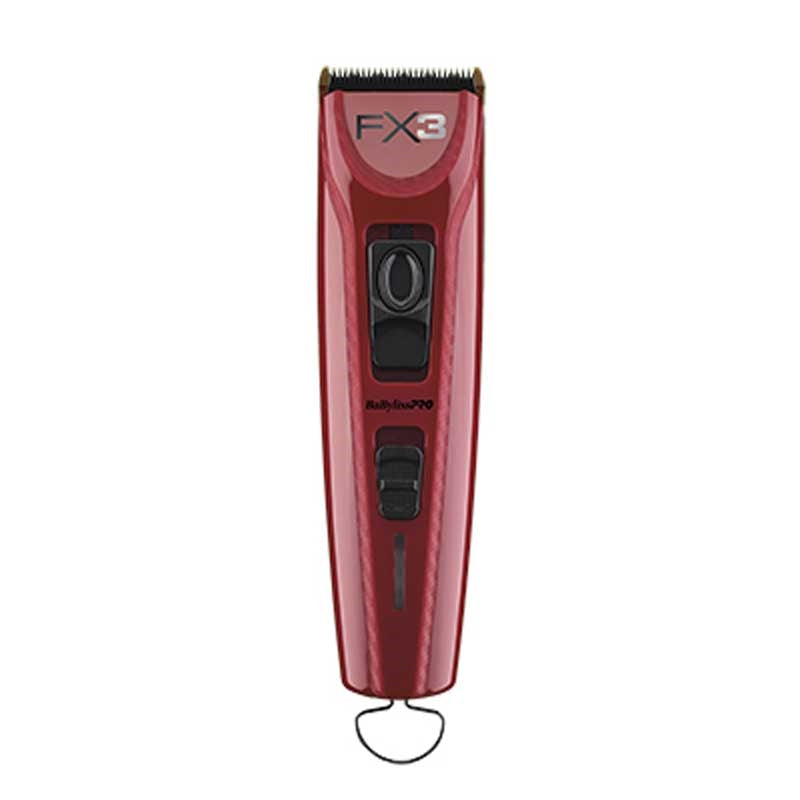 White Smoke BaBylissPRO  FX3 High Torque Clipper  Red