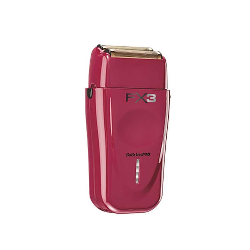 Maroon BaBylissPRO  FX3 Double Foil Shaver  Red