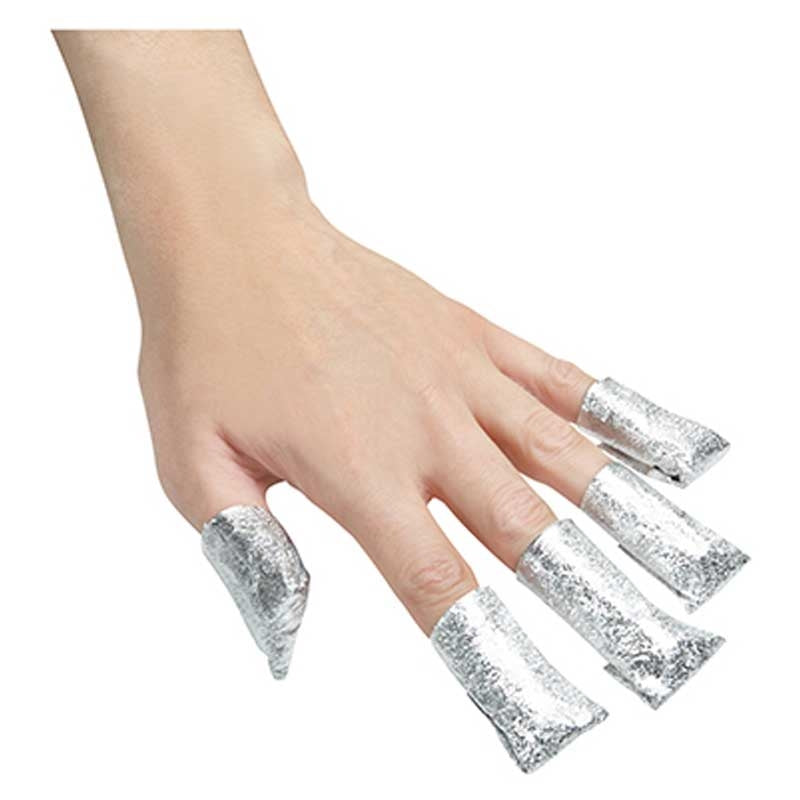White Smoke Silkline  Foil Nail Wraps  100/box