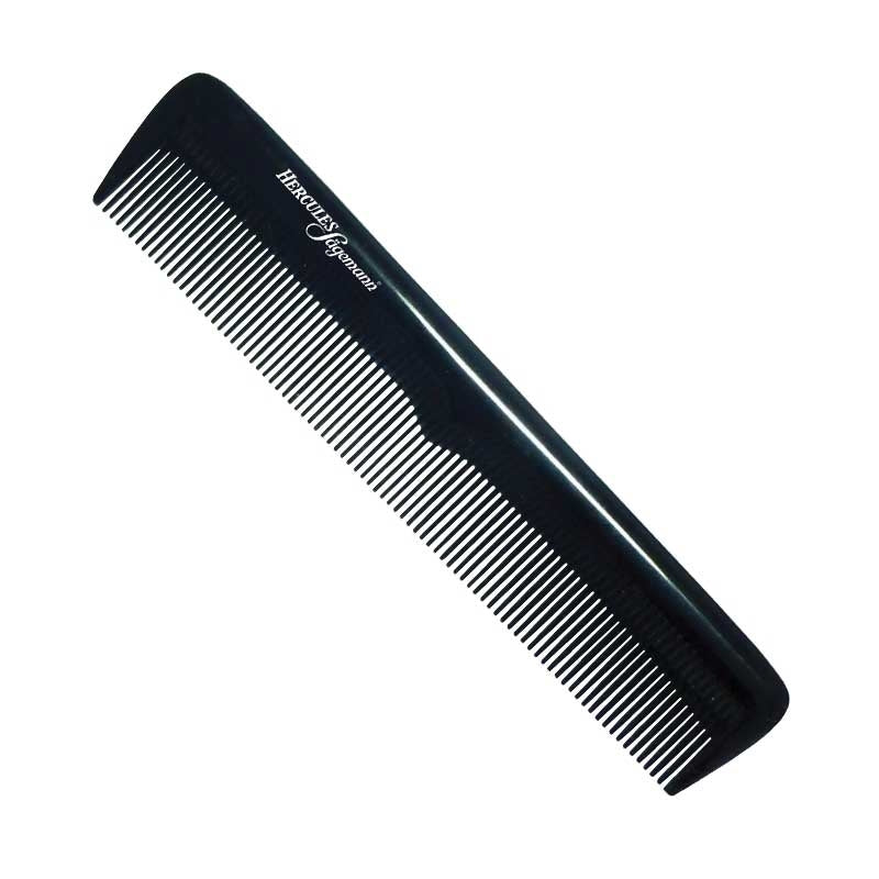White Smoke Hercules  Premium Hard Rubber Moustache Comb  5in