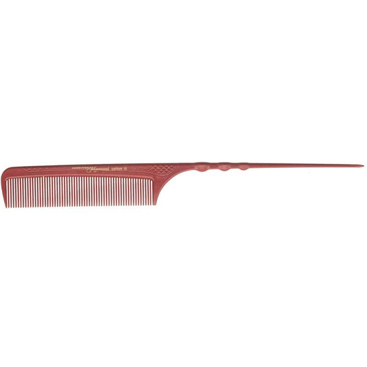 White Smoke Hercules  Premium Carbon Pin Tail Comb  9in