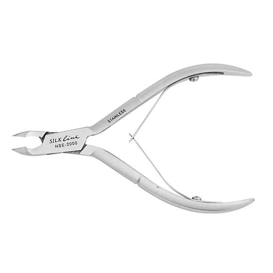 White Smoke Silkline  Full Jaw Cuticle Nipper  8mm Blade  4in