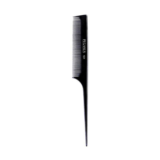 White Smoke Pegasus  Pin Tail Comb  8in
